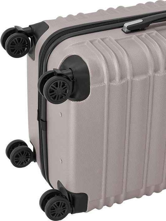 Produktbild Juskys 3-teiliges Hartschalenkoffer-Set mit 360° Rollen (120 l, M (50 - 90l), XL (ab 115l))