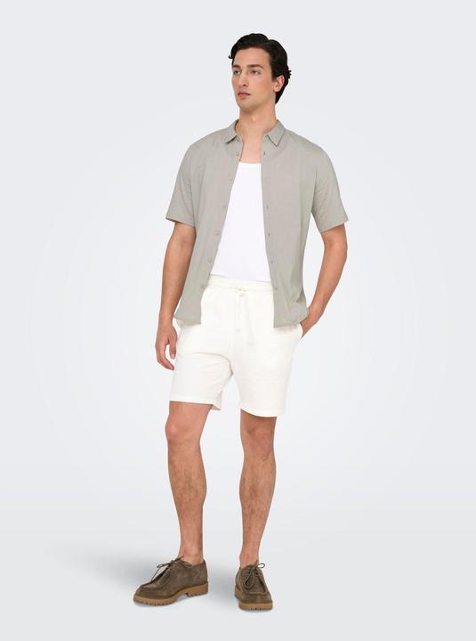 Produktbild Only & Sons Onsrobin Button Under Ss Stretch Shirt (L)