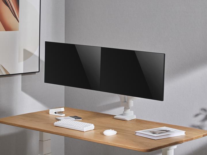 Image du produit equip Support de table 17"-49"/ 2TFT 20kg chacun 360° ressort à gaz ws (Tables, 35")