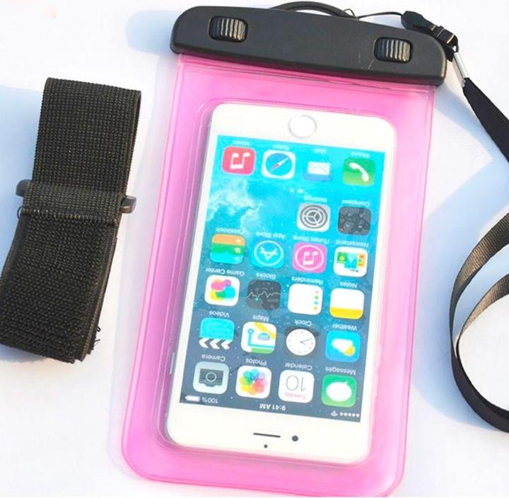 Produktbild Hurtel PVC waterproof armband phone case - blue