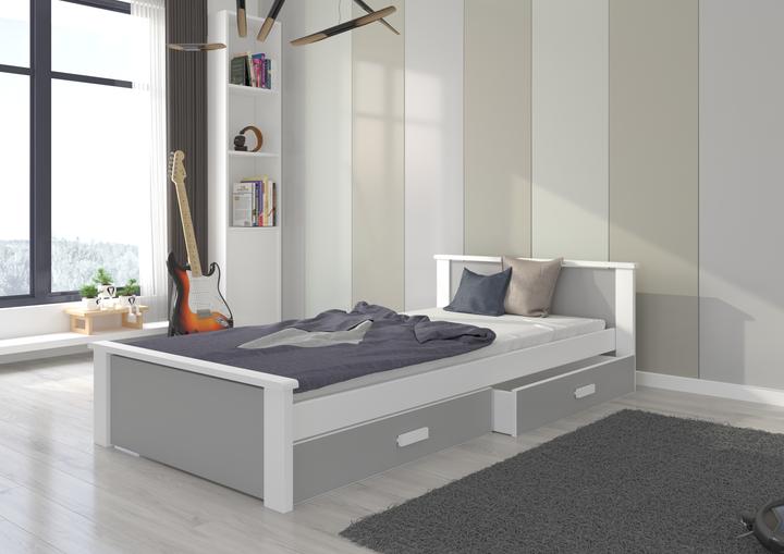 Produktbild ADRK Furniture Bett mit Matratze ALDEX 200x90 (200 x 90 cm)
