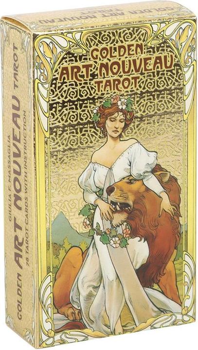 Actual product image Something Different Golden Art Nouveau Tarot Cards (78 pcs.)