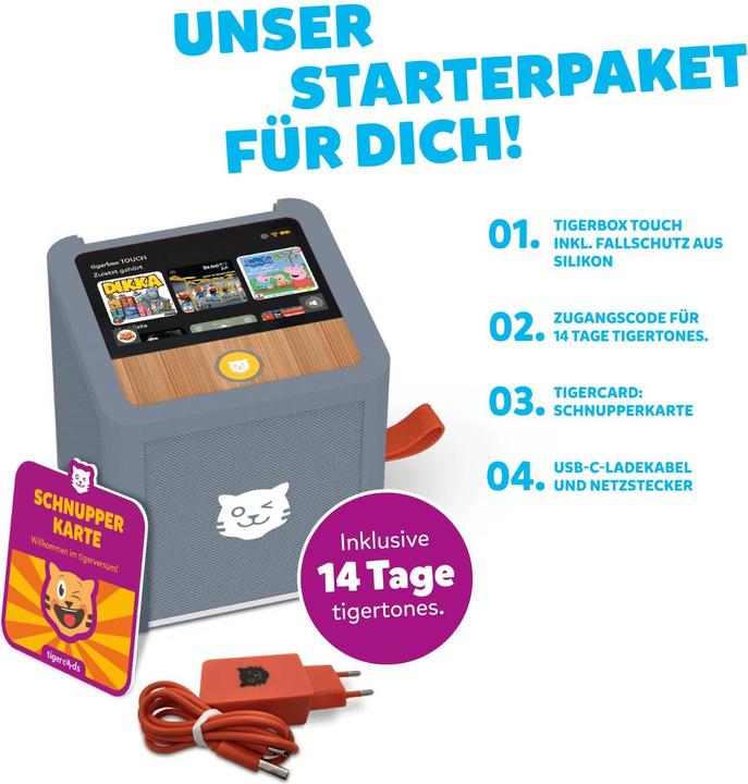 Immagine prodotto Tigermedia tigerbox TOUCH PLUS (grigio) - Edizione Svizzera (Tedesco)