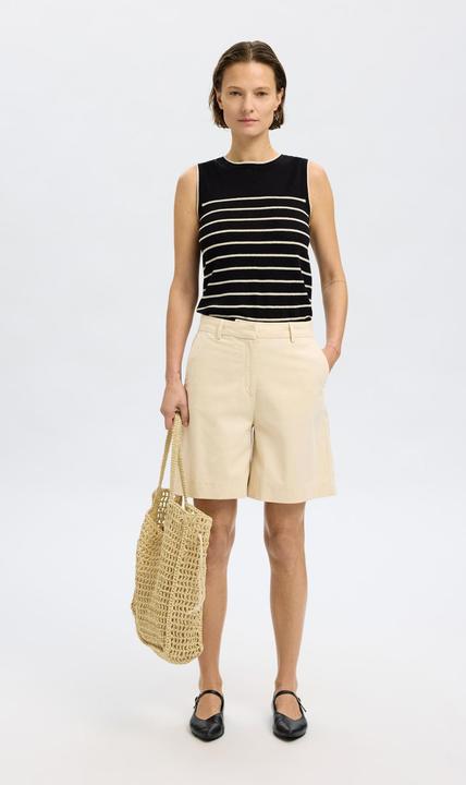 Image du produit Selected Femme Wide Fit Højtaljede shorts (Bande de fréquences 38 (2600 MHz))