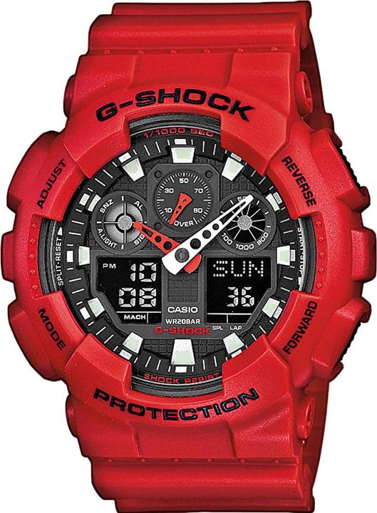 Immagine prodotto Casio Ga-100b-4aer (Orologio digitale, Orologio da polso analogico, Cronografo, 51 mm)