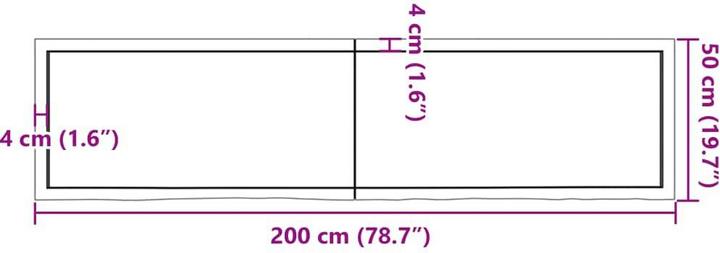 Produktbild VidaXL Emerald (200 x 6 x 50 cm)
