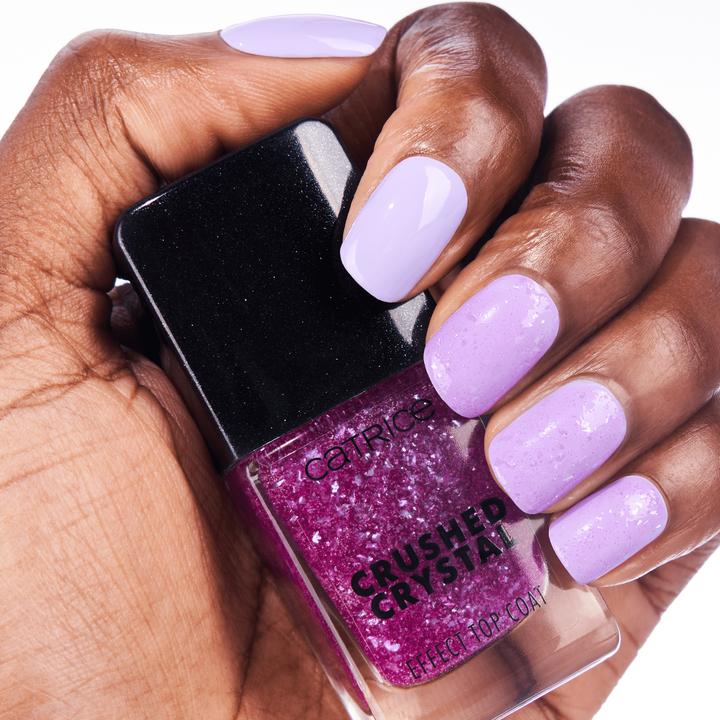 Immagine prodotto Catrice Crushed Crystal Effect Smalto Unghie Top Coat (010 Aura di ametista, Topcoat)