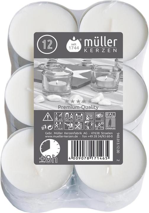 Produktbild müller Kerzen Maxi-Teelichter (12 Stk.)