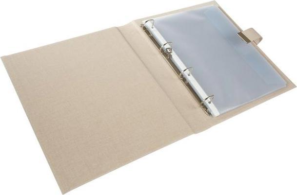 Actual product image Goldbuch Document folder Summertime beige 4-ring mechanism (1 x)