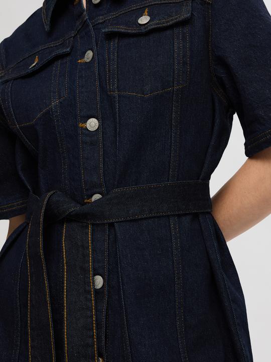 Image du produit Selected Femme Robe en jean à manches courtes (38)
