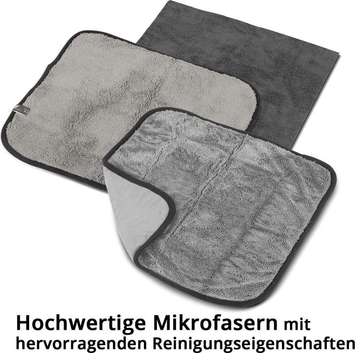 Produktbild Stahlwerk Autoreinigungs-Set 7-teiliges Autopflege-Set / Aufbereitungs-Set