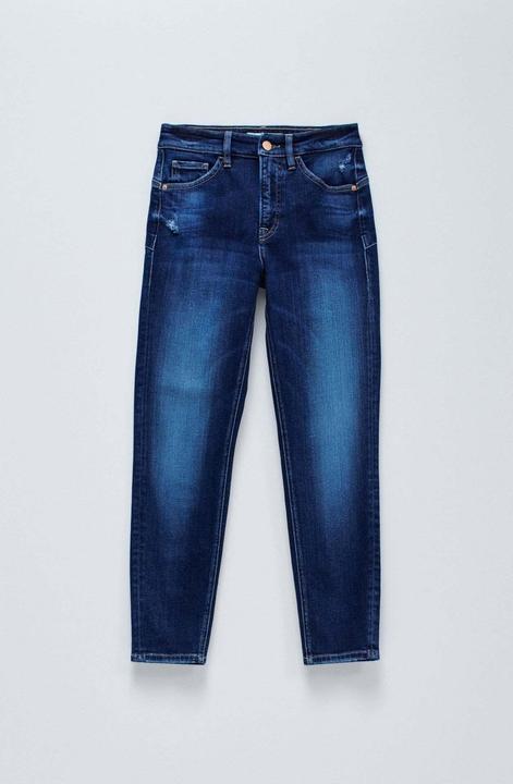 Actual product image Salsa Jeans Faith Cropped Skinny Dark Wash Jeans (28, 32)