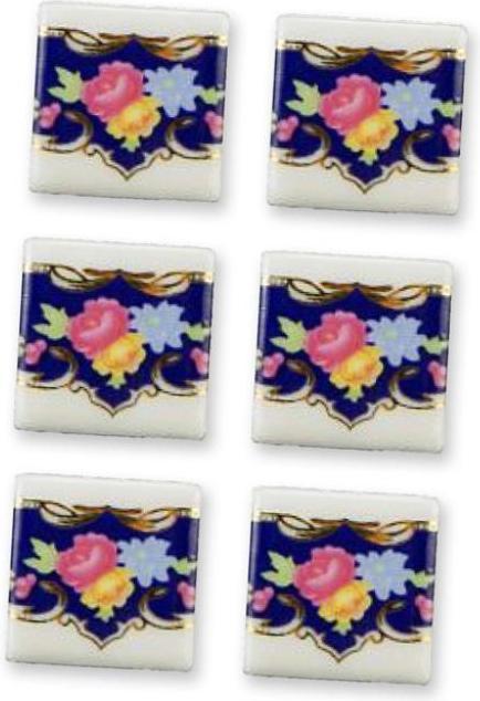 Produktbild Reutter 001.791/3 - Fliesen "Royal Blue", 12 Stück, Miniatur