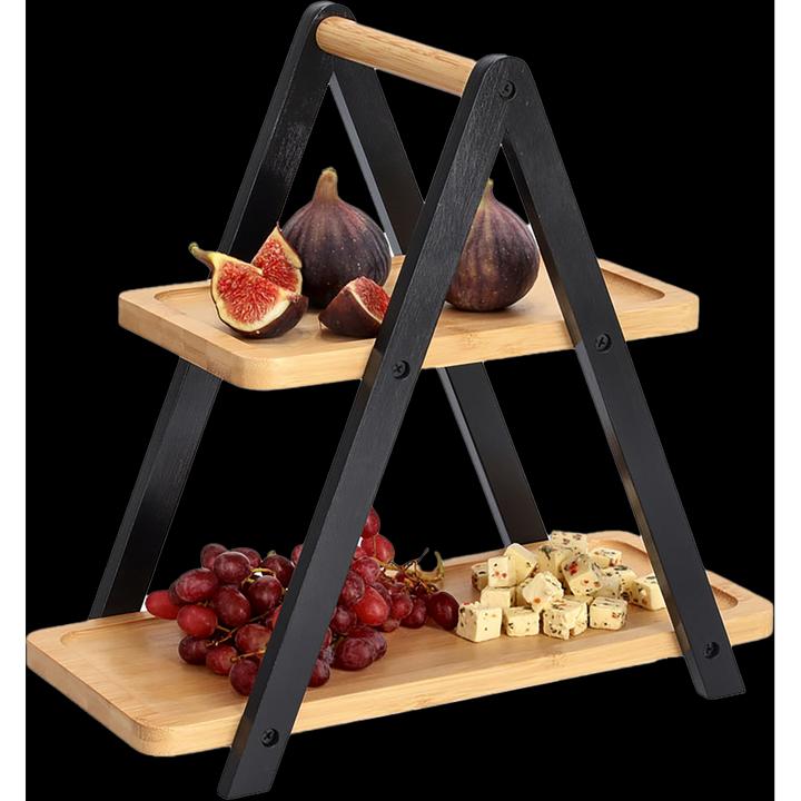 Actual product image Zeller Present Etagere, bamboo, black