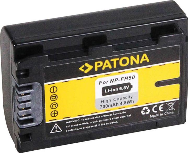 Image du produit Patona Sony NP-FH50 (Batterie de l'appareil photo)