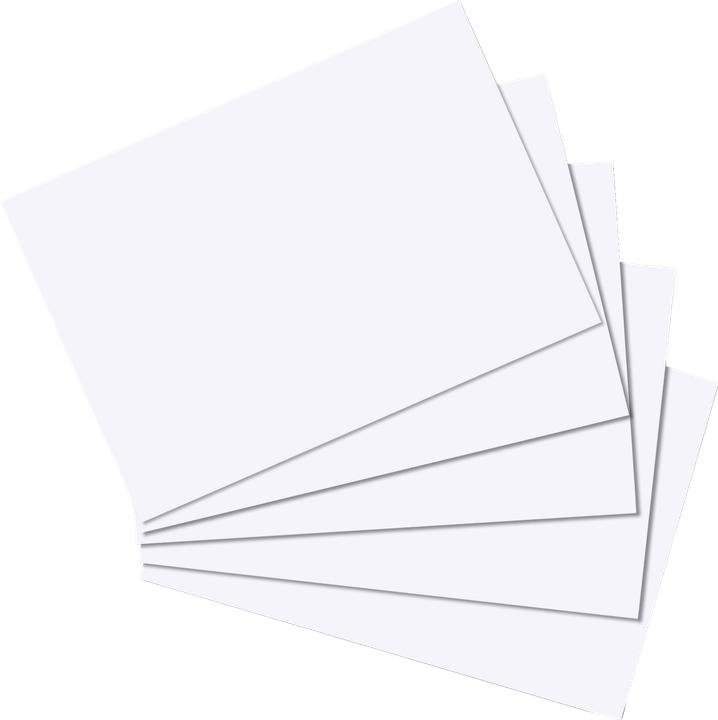 Herlitz Karteikarten (A5, 170 g/m², 100 x)