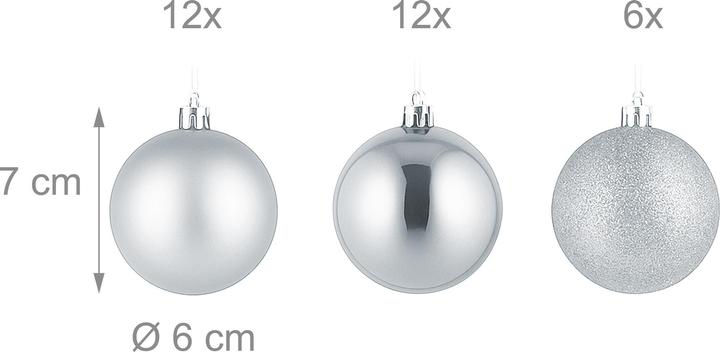 Immagine prodotto Relaxdays 30x palline-natale (30 -parte)