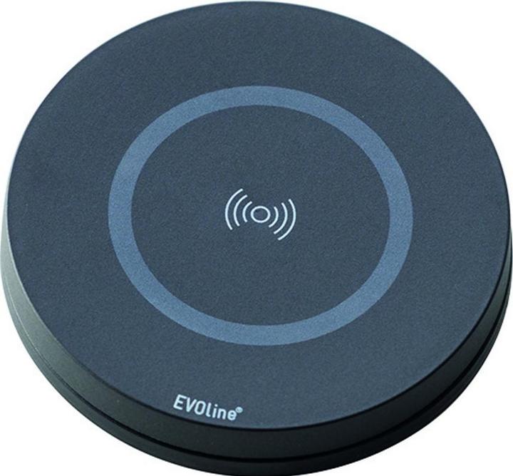 Actual product image Evoline Circle 80, Qi-Charger mit Drehdeckel (1 pcs.)