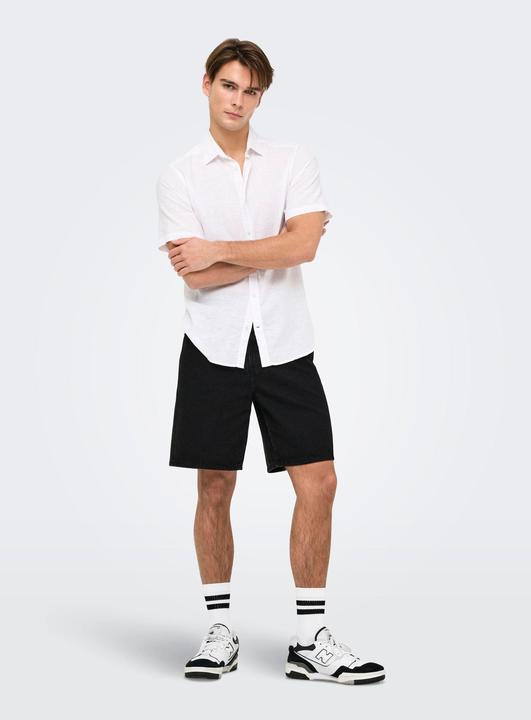 Actual product image Only & Sons Onsfade Black 9087 Tai Dnm Shorts Noos (XXL)