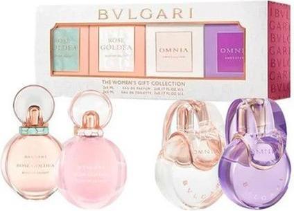 Actual product image Bulgari Bvlgari Pour Femme Mini Rose Goldea Blossom Delight + Amethyste + Crystalline Sp4x 5 ml Set
