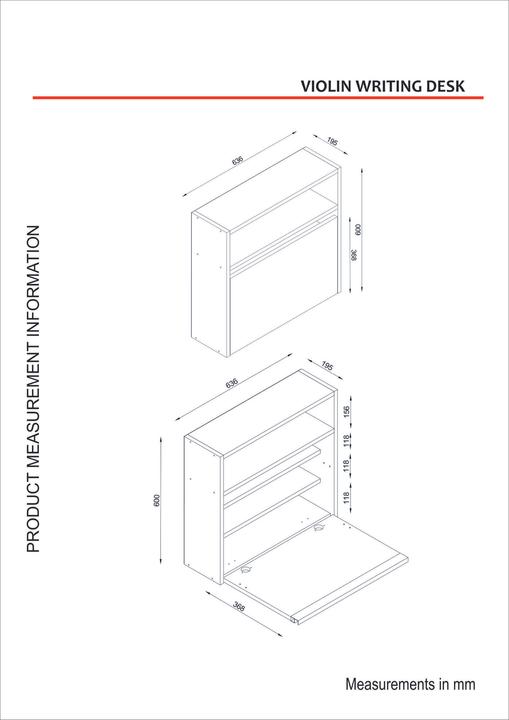 Produktbild Kalune Design Elena (63.6 x 90 x 19.5 cm)
