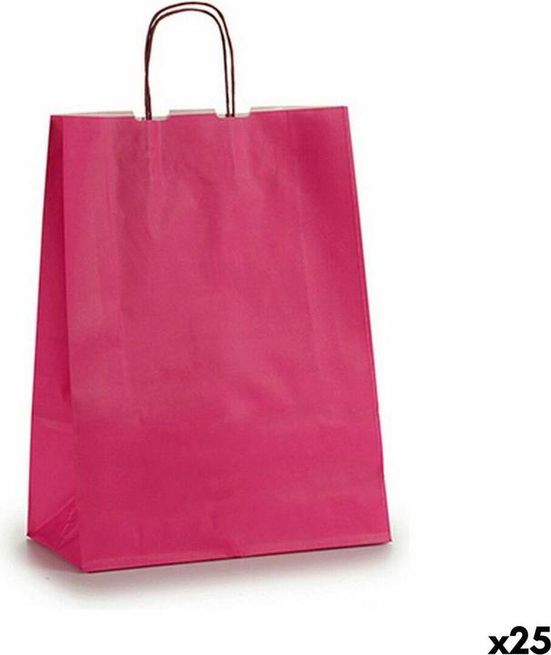 Actual product image Pincello Papiertaschen 12 x 52 x 32 cm Rosa (25 Stück) (Gift bag, 25 x)