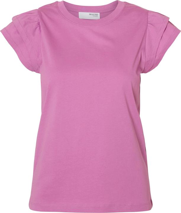Selected Femme Kurzarm Oberteil mit Rüschen (S)