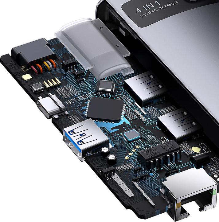 Immagine prodotto Baseus WKWG070113 (USB-C, 4 Porti)