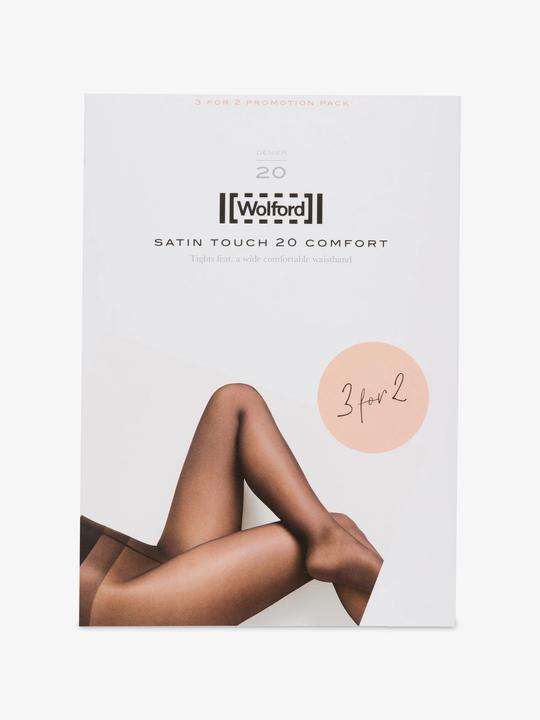 Produktbild Wolford Strumpfhose "Satin Touch" nearly black (20 DEN, 36, S)