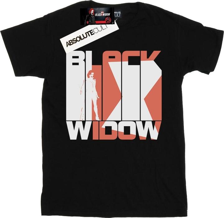 Black Widow Film Bars Logo TShirt (4XL)