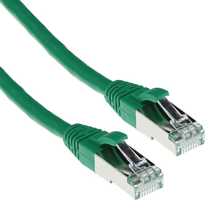 Produktbild Green 30 meter LSZH SFTP CAT6A patch cable snagless with RJ45 connectors (S/FTP, CAT6a, 30 m)