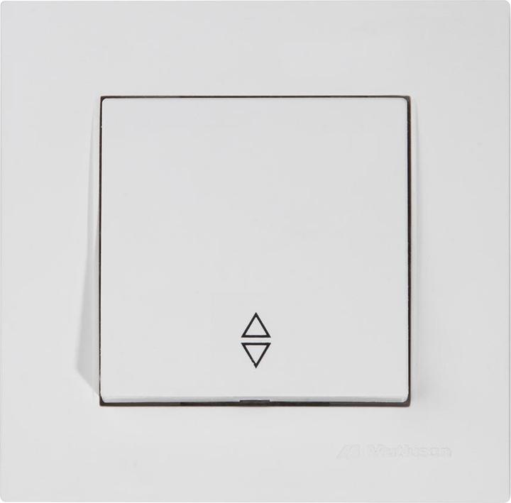 Actual product image Mutlusan Rita changeover switch Flush-mounted switch white