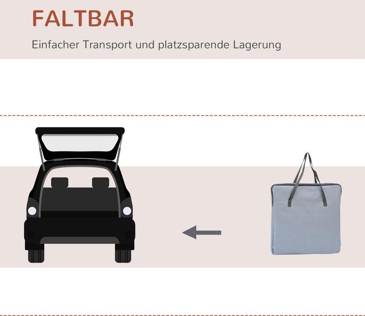 Produktbild PawHut Hundebox fürs Auto faltbar (Hund, Faltbar)