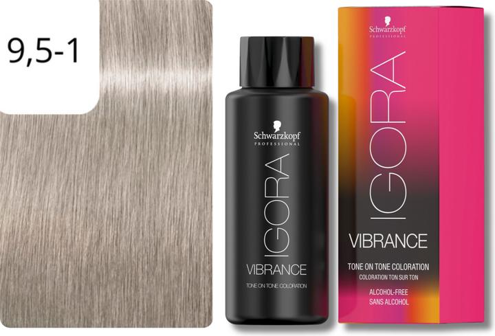 Produktbild Schwarzkopf Professional IGORA VIBRANCE Tone On Tone Coloration (9,5-1 Cendré Toner)