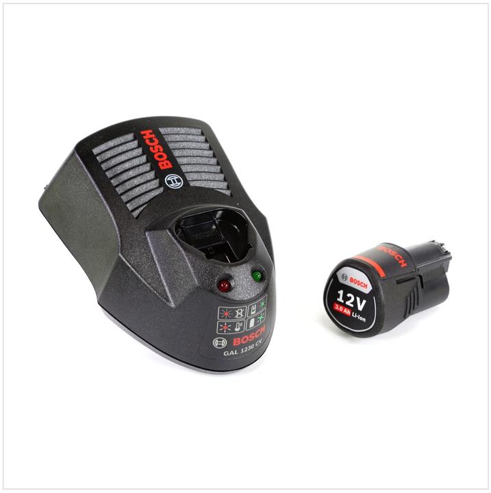 Produktbild Bosch Professional Bosch Starter-Set 12 V mit 1x GBA 12 V 3,0 Ah Akku und GAL 1230 CV Ladegerät (12 V)