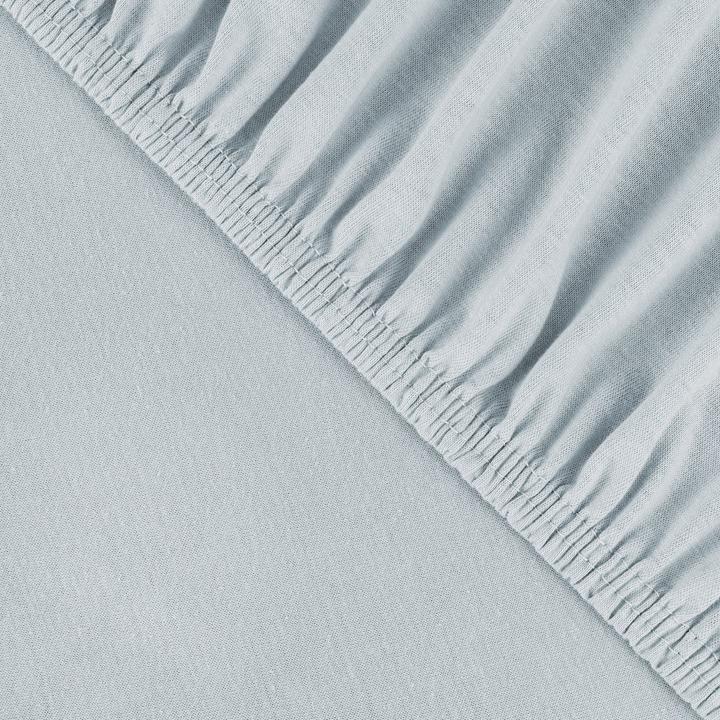 Produktbild Julius Zöllner Jersey Spannbettlaken für Wiegen & Stubenwagenmatratzen 90x 40 cm, denim (40 x 90 cm)