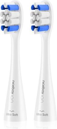 Produktbild Niceboy ION Sonic Kids Ersatzbürstenkopf - Weiss, 2 Stück, ultra soft (2 x)