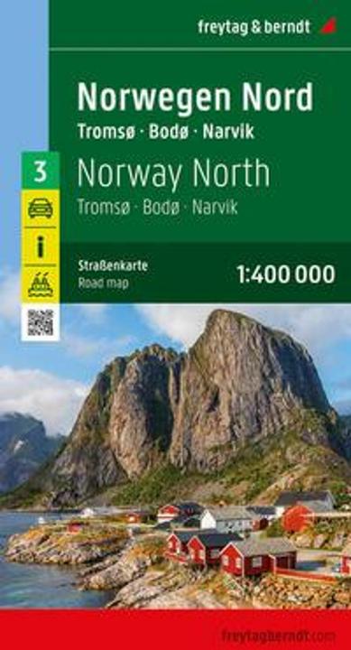 Norwegen Nord, Strassenkarte 1:400.000, freytag & berndt