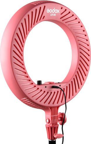 Immagine prodotto Godox LR180 Luce ad anello LED Rosa (Videocamera)