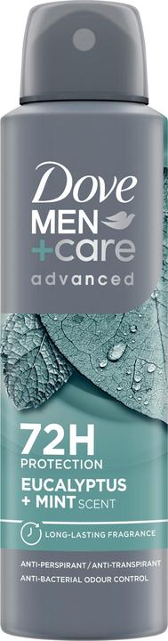 Actual product image Dove Advanced eucalyptus and mint scented deodorant spray (Spray, 150 ml)