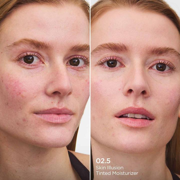 Actual product image Clarins Skin Illusion - Getönte Feuchtigkeitscreme Spf25 02.5 (Suntan cream, SPF 25, 40 ml)