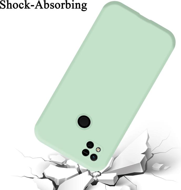 Productafbeelding Cadorabo TPU Liquid Silicone Hoesje Cover voor Xiaomi RedMi 9C / RedMi 10A (Xiaomi Redmi 9C, Xiaomi Redmi 10A)
