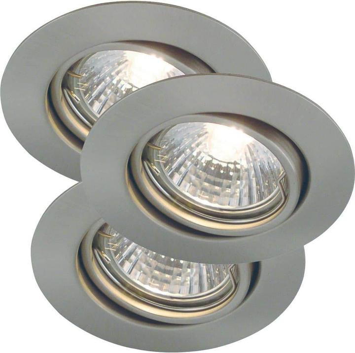 Actual product image Nordlux Triton, Installation, Brushed steel (GU10)