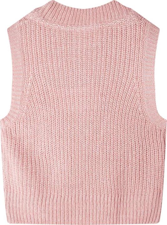 Produktbild VidaXL Kinder-Pulloverweste Gestrickt Hellrosa 92,Material: 67 (92)