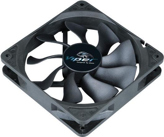 Actual product image Akasa Viper Black (120 mm, 1 x)