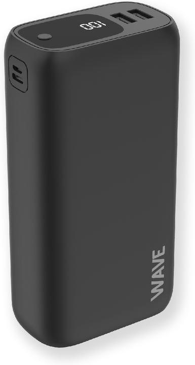 Wave Ultrapower -varavirtalähde, 30, musta (30000 mAh)