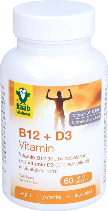 Image du produit Raab Vitamines B12 & D3 (60 pièce(s), Cachets, 90 g)