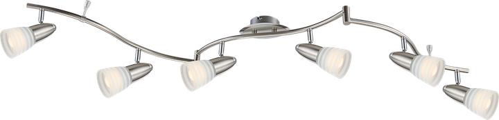 Produktbild Globo LED Deckenleuchte nickel matt 6xE14 LED (350 lm, E14)