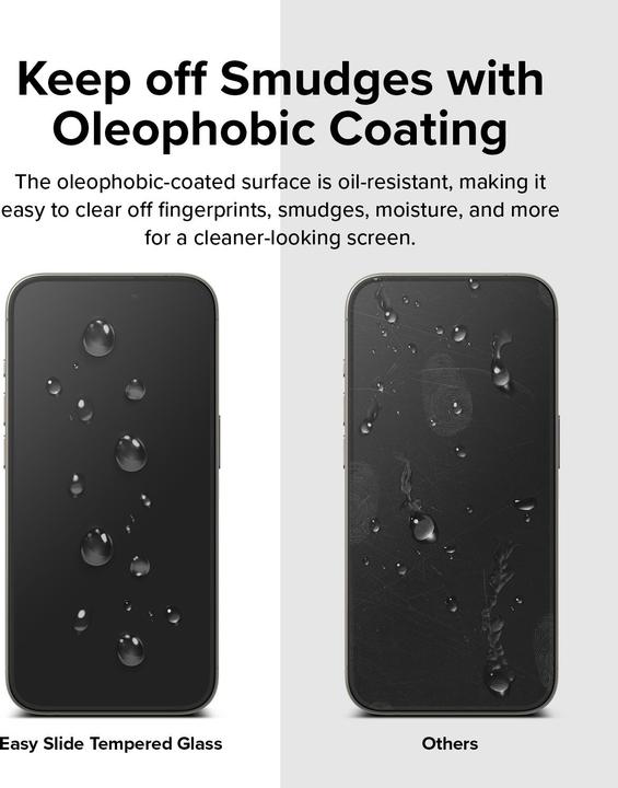 Actual product image Ringke Screen Protector for Pixel 9 Pro XL EASY SLIDE TEMPERED GLASS 2 pack, w installation Jig (2 Piece, Google Pixel 9 Pro XL)
