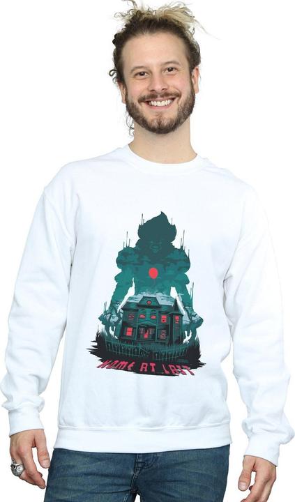Actual product image Universal Textiles Mens Pennywise Home At Last Sweatshirt (4XL)
